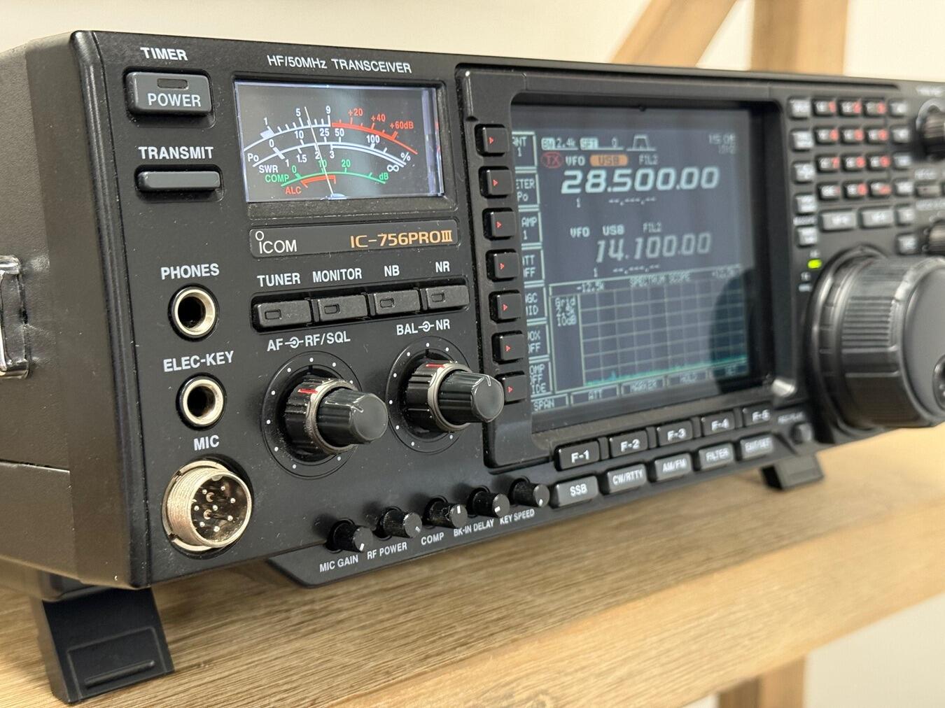 Second Hand Icom IC-756PROIII HF/50MHz Transceiver – High