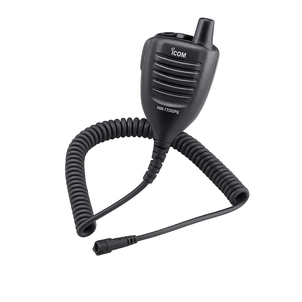Icom HM-175GPS hand microphone features an integrated GPS receiver