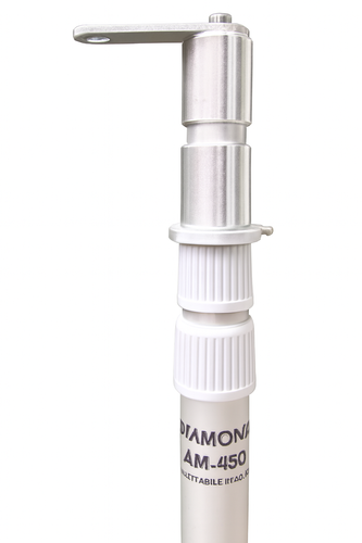 Diamond AM‑450 Portable Telescopic Mast – 4.5m Lightweight Aluminium Antenna Pole