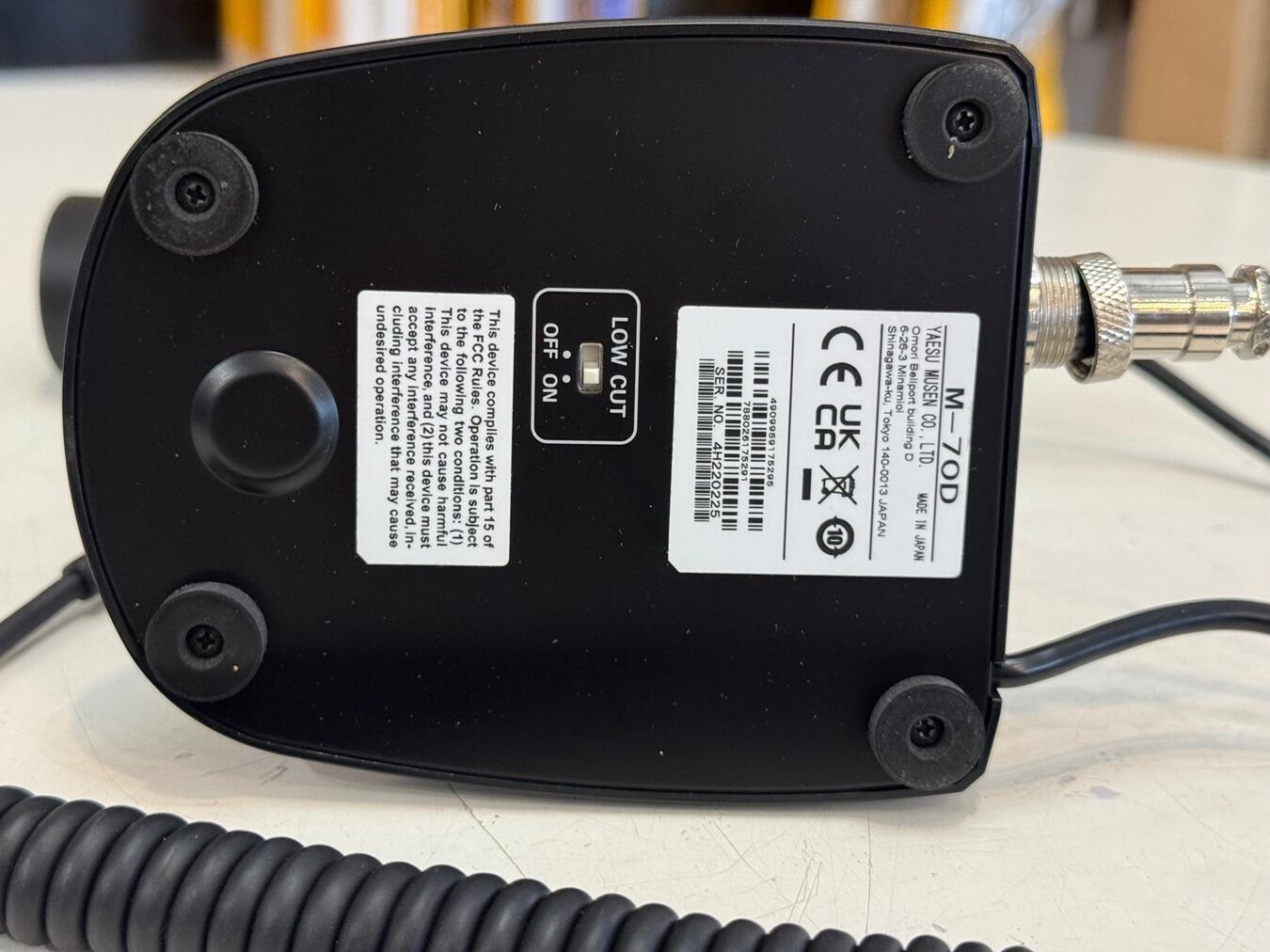 Second Hand Yaesu M-70 Desktop Microphone | Radioworld UK