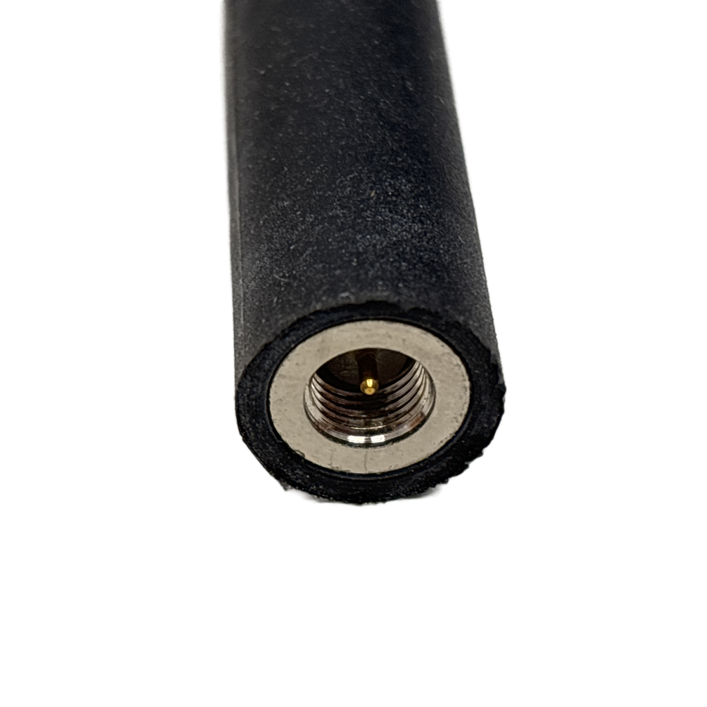 AT‑4‑SMA Portable 4m Flexible Rubber Duck Antenna (21cm) with SMA Plug