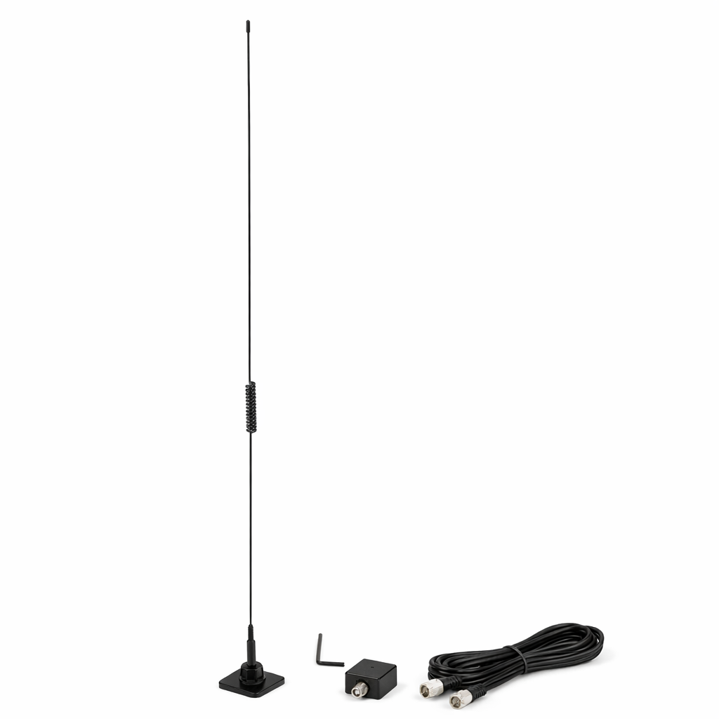 RM-151 Dual Band Glass Mount Antenna – 144/430MHz Mobile Use
