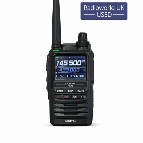 Second Hand Yaesu FT3DE Dual-Band C4FM Fusion Handheld | Radioworld