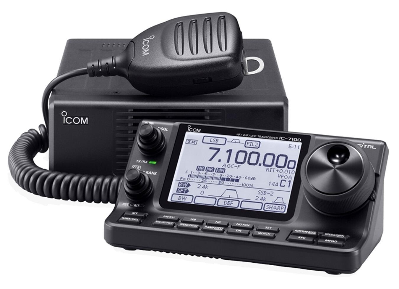 Icom IC‑7100 HF/VHF/UHF All Mode Transceiver with Touch Screen