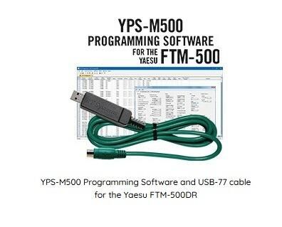 RT Systems YPS-M500 programming software package for Yaesu FTM-500D
