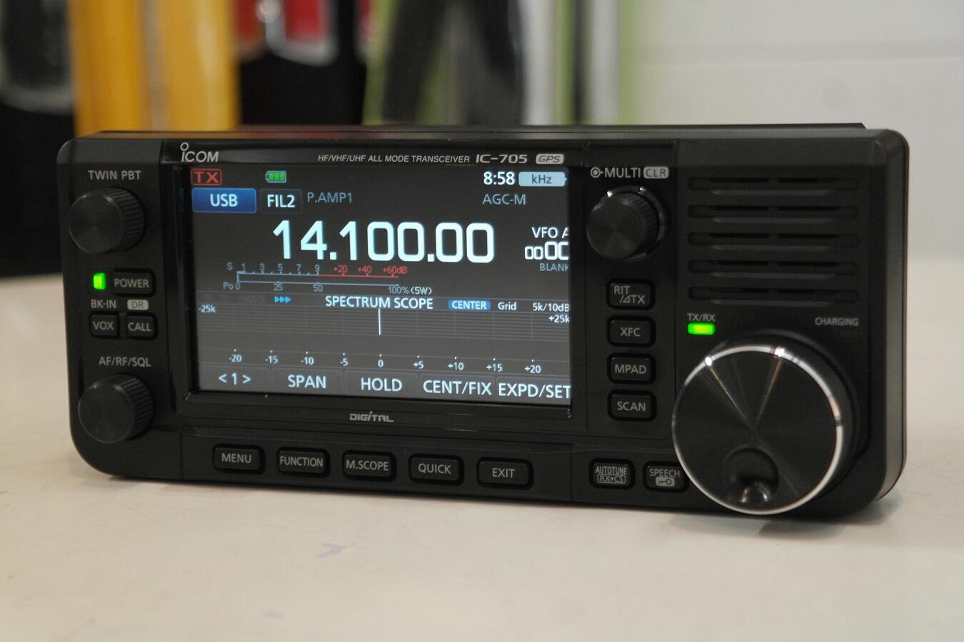 Second Hand Icom IC-705 HF VHF UHF QRP SDR Transceiver | Radioworld UK