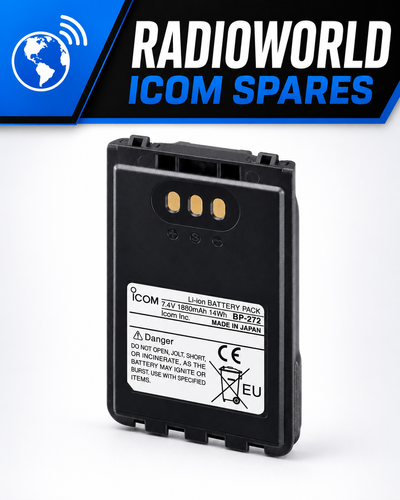icom bp‑272 li‑ion battery pack 7.4v 1880mah for ic‑705 id‑50e id‑52e ip‑501h ip‑503h – radioworld uk