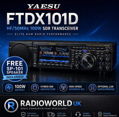 Yaesu FT-857D HF/VHF/UHF Mobile Transceiver with DSP & Separation