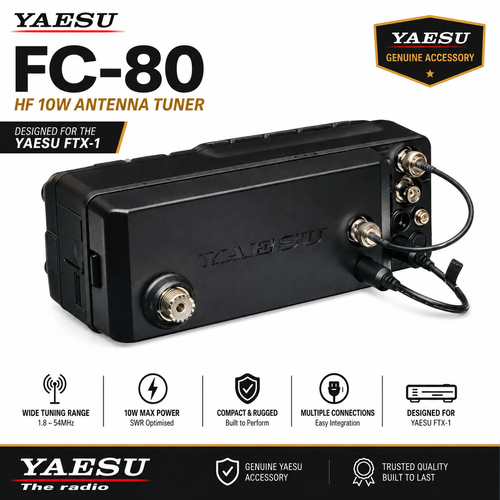 Yaesu FC‑80 tuner unit designed for HF optimisation – Radioworld UK
