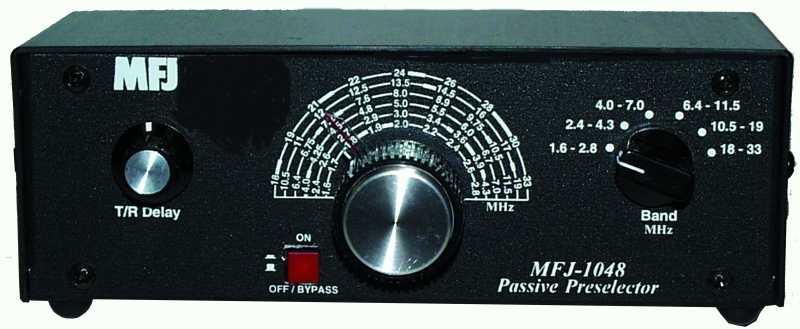 MFJ-1048 Transceiver Passive Preselector 1.6-33 MHz