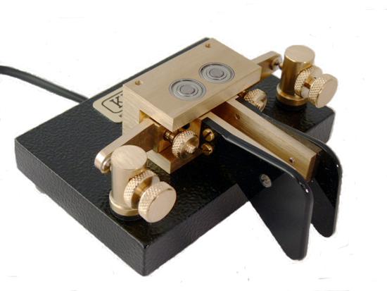 TPKA Kent Twin Paddle Brass Morse Key