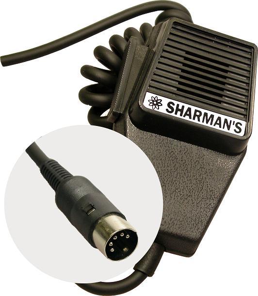SHARMAN'S DM520P3 COFFIN MICROPHONE WITH 5PIN DIN PLUG (MIDLAND)