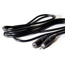 Rt-43 3.5 mm stereo m,f cable (6-ft)