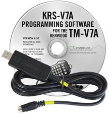 KRS-V7A Programming Software and USB-K4S for the Kenwood TM-V7A