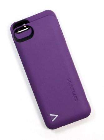 Boostcase 2200mah hybrid power case for iphone 5 - purple