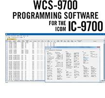 WCS-9700 Programming Software for the  Icom IC-9700
