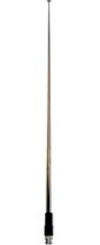 Rw-112 telescopic antenna with a frequency range of 25-1300MHz and a BNC connector.