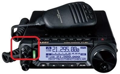 Micro-oreillette Yaesu SSM-57A pour FT-70 FT3D
