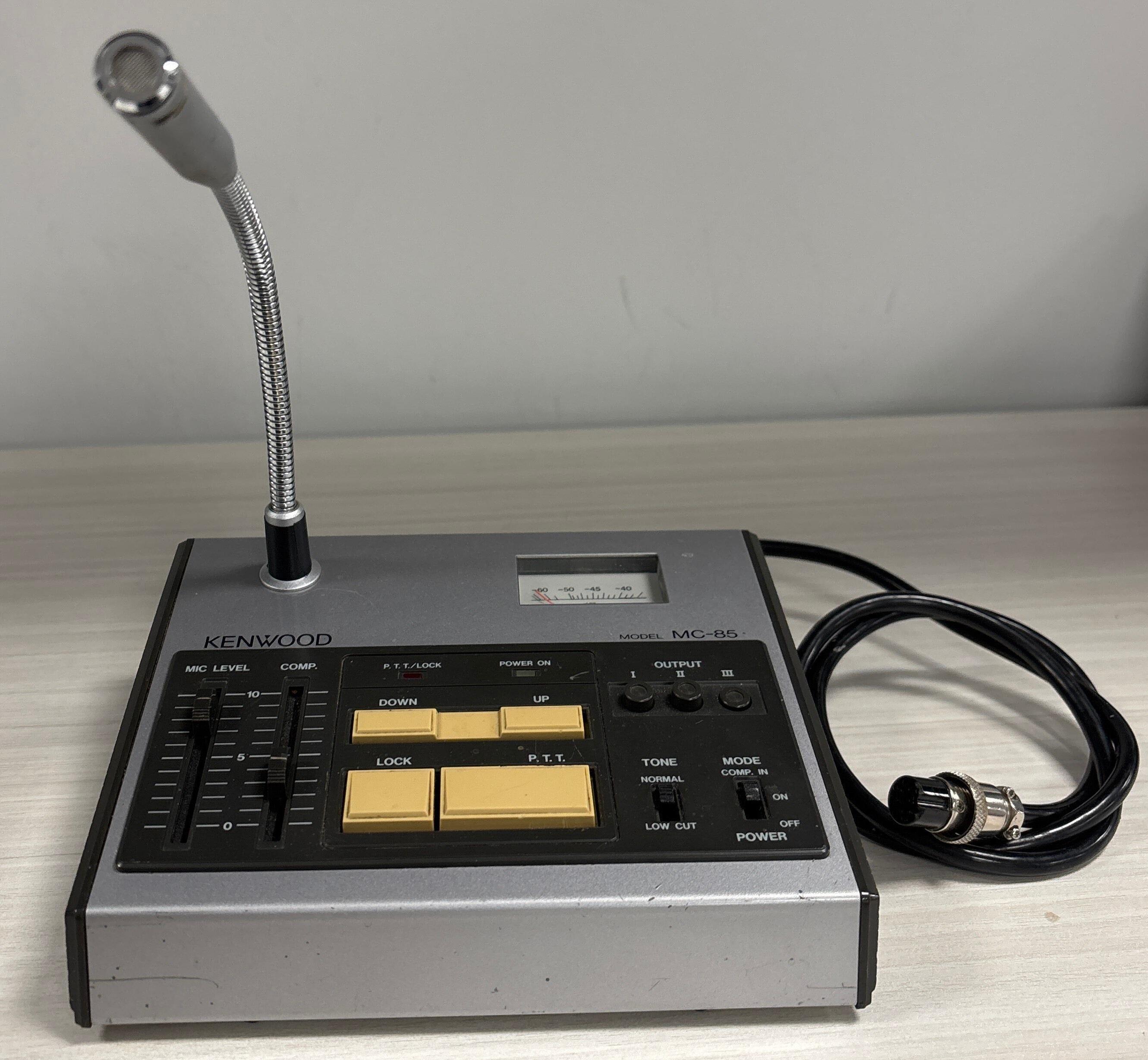 KENWOOD - KENWOOD  無線機マイク　MC-85 Kenwood MC-85 Desk Microphone