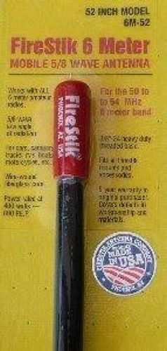 Firestik 6m-52 antenna is designed for HF mobile communication.
