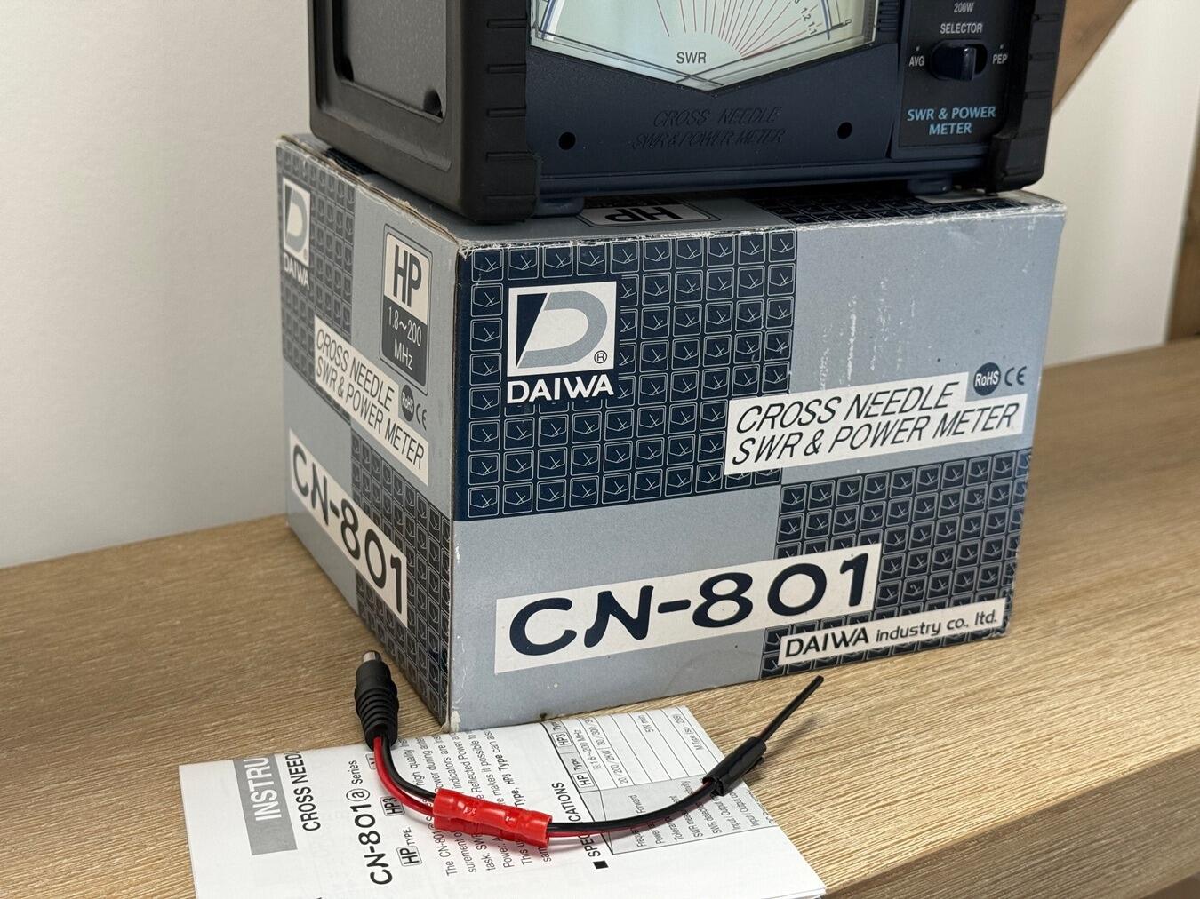 Second Hand Daiwa CN-801HP SWR/Power Meter 1.8–200MHz