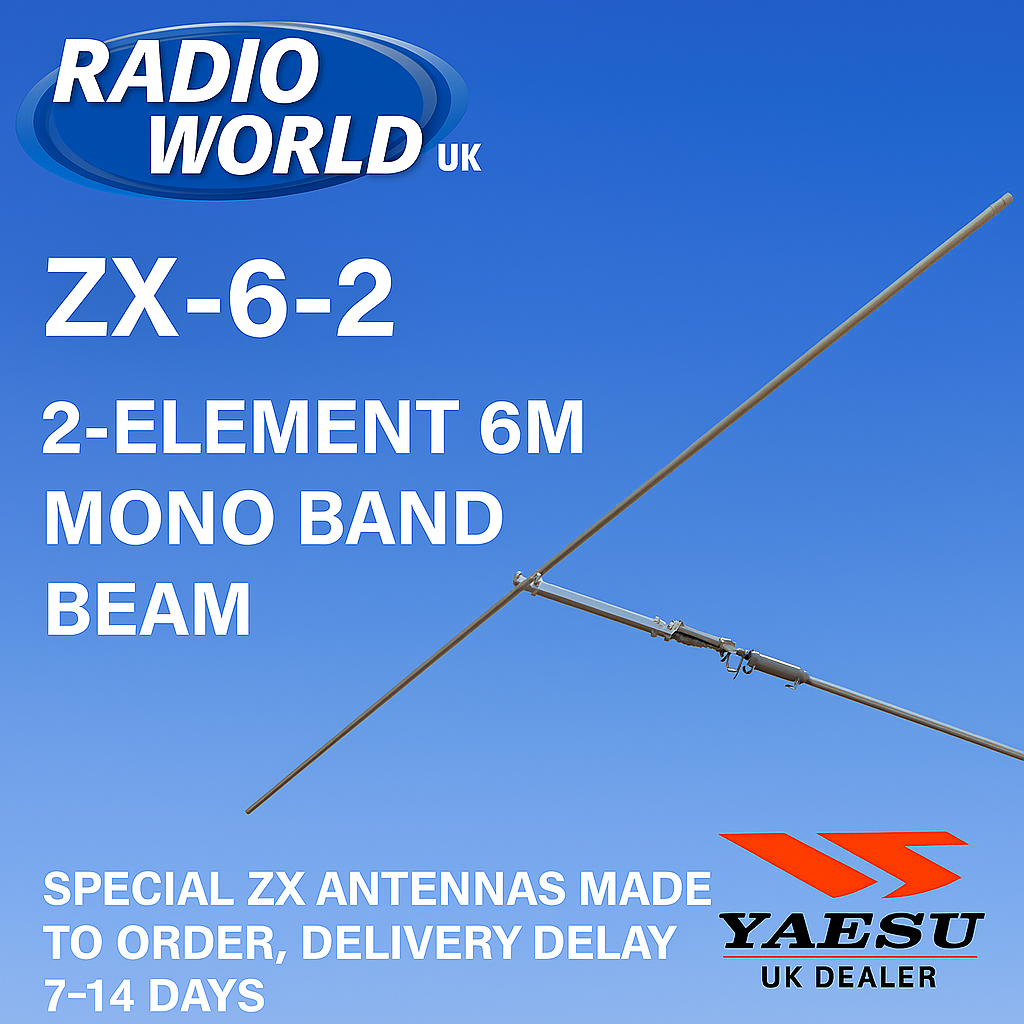 ZX-6-2 2-Element 6m Beam – 3kW Yagi by ON4UN - Radioworld UK