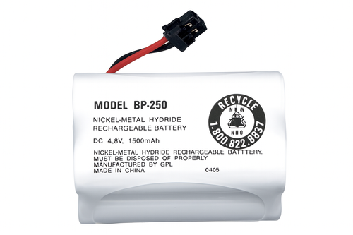 Uniden BP-250 Uniden battery pack, NiMH, 4.8 volt, 1500mAh.