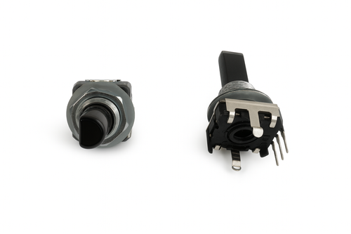 "Yaesu Q9000996 rotary encoder – black shaft with solder terminals for FT-991 and FT-991A transceivers"
