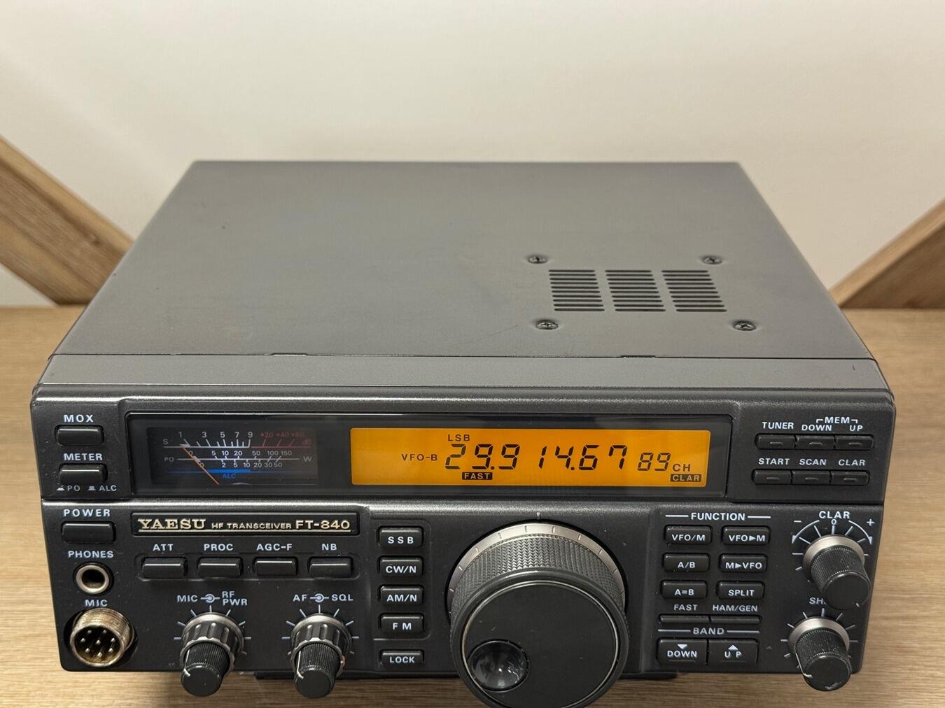 Second Hand Yaesu FT-840 HF Transceiver – Widebanded