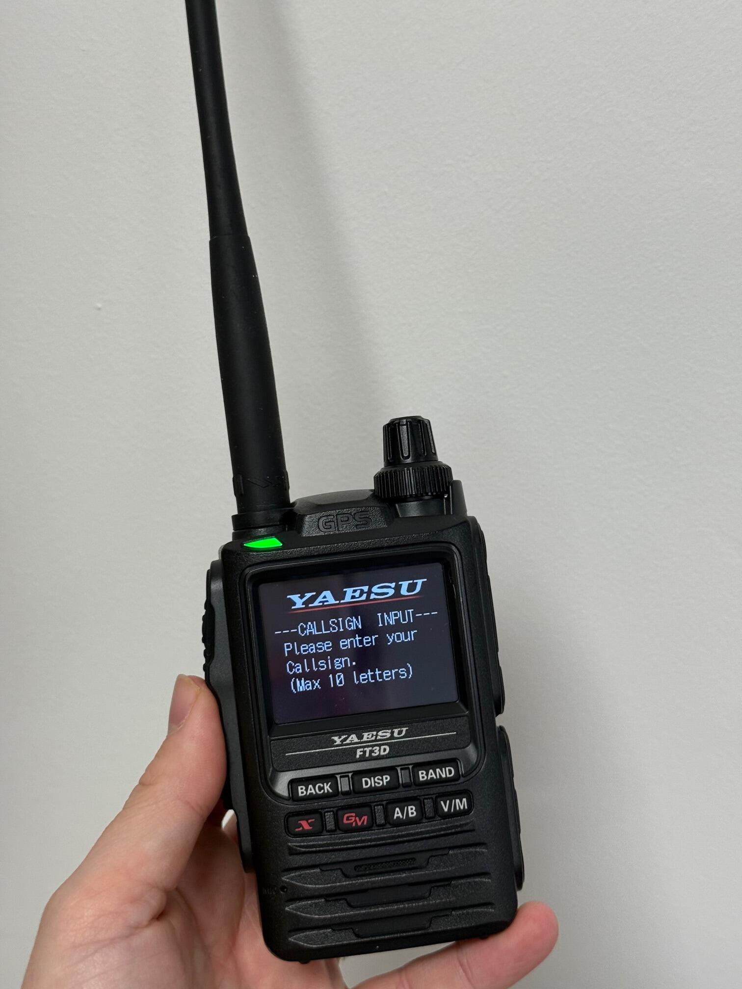 Second Hand Yaesu FT3DE Dual-Band C4FM Fusion Handheld | Radioworld