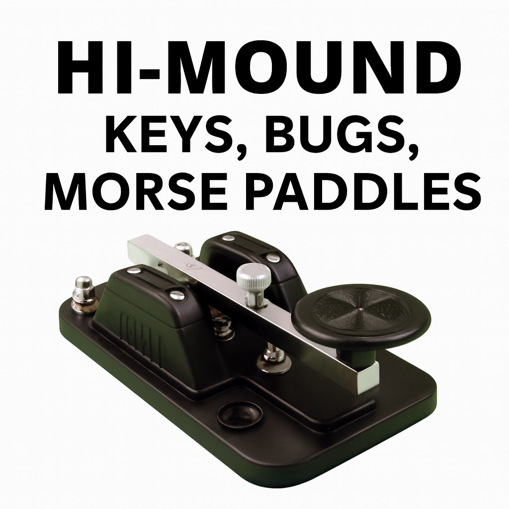 HI-MOUND Morse Code Key – Classic Telegraph Paddle at Radioworld UK