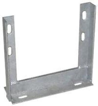 W-9 9-inch wall stand-off bracket front view