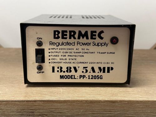 Rescue Rigs Bermec PP-1205G regulated power supply non working