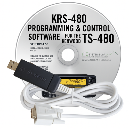 RT Systems KRS‑480‑USB programming software and USB‑63 cable for Kenwood TS‑480 - RADIOWORLD UK