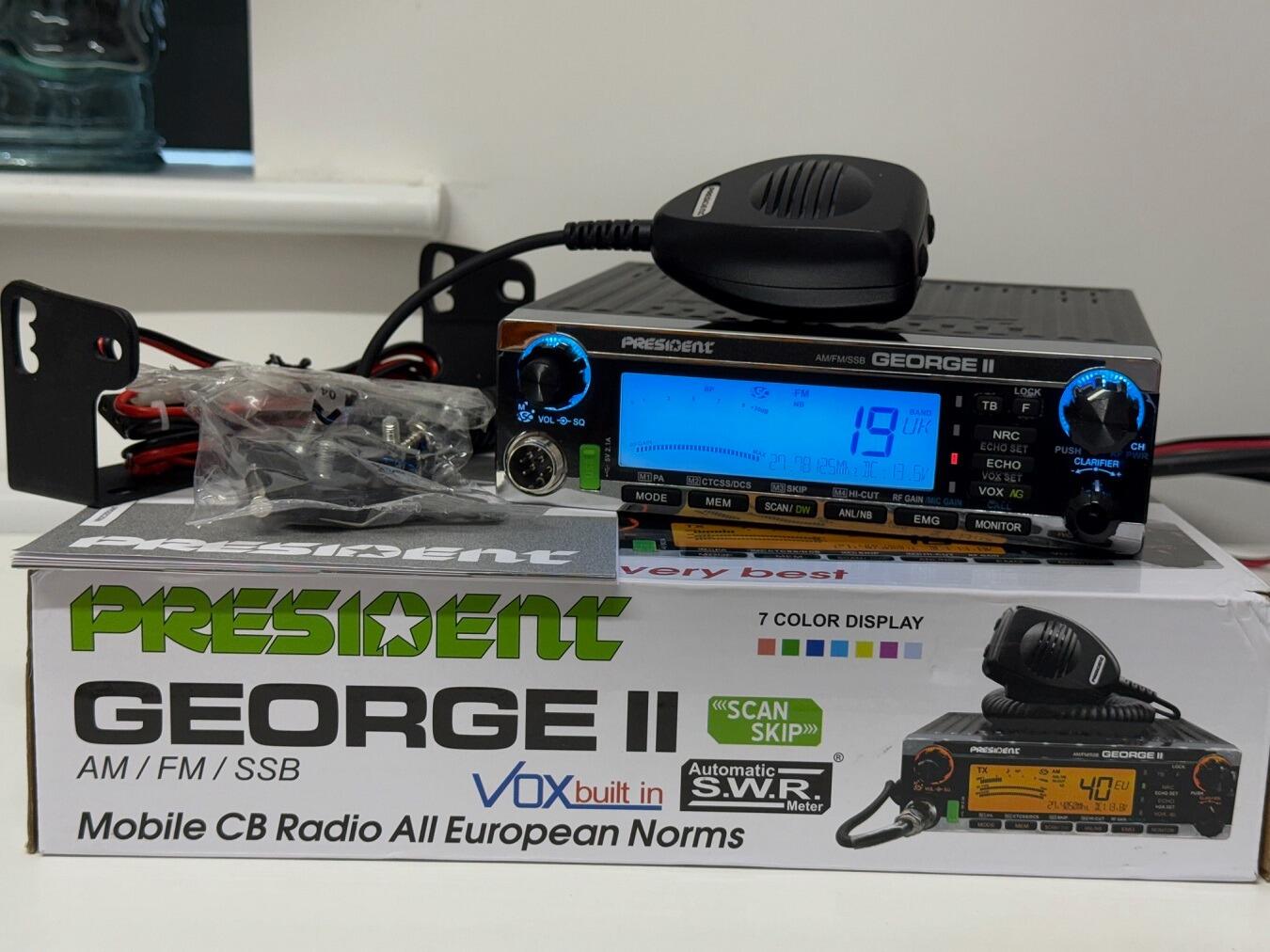 Second Hand President George 2 CB Radio TX Widebanded - Radioworld UK