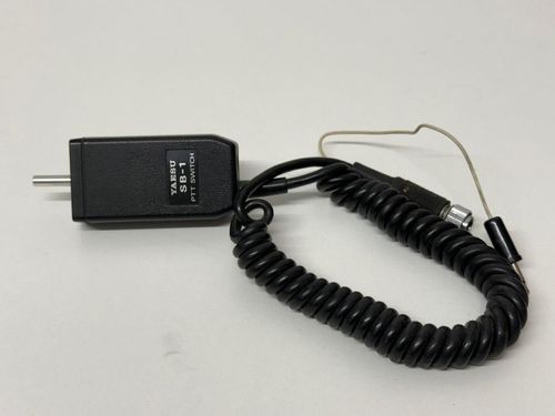 Yaesu SB‑2 used PTT hand switch – side profile showing metal body