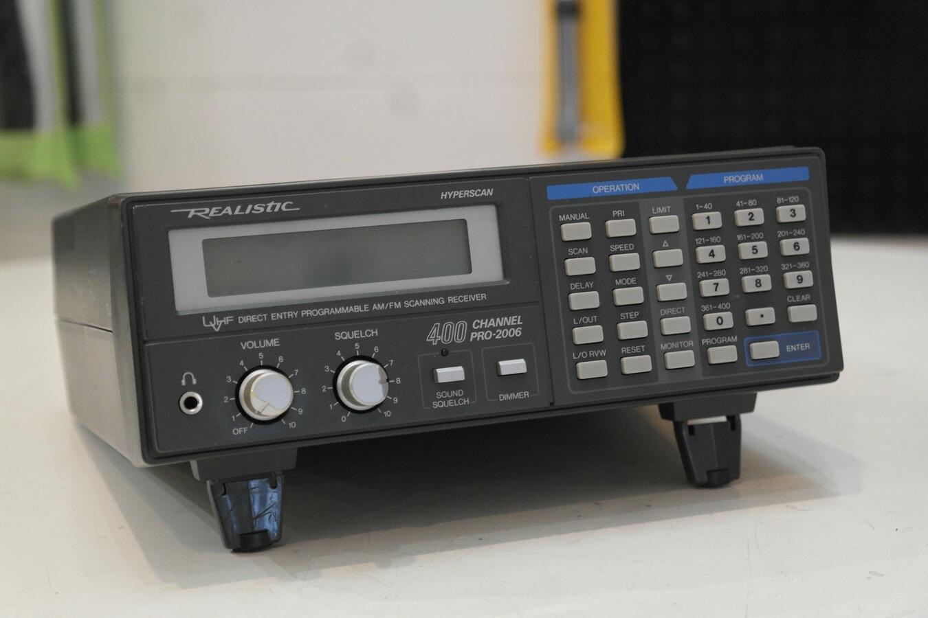 Used Realistic Pro-2006 Wideband Scanner | RadioWorld