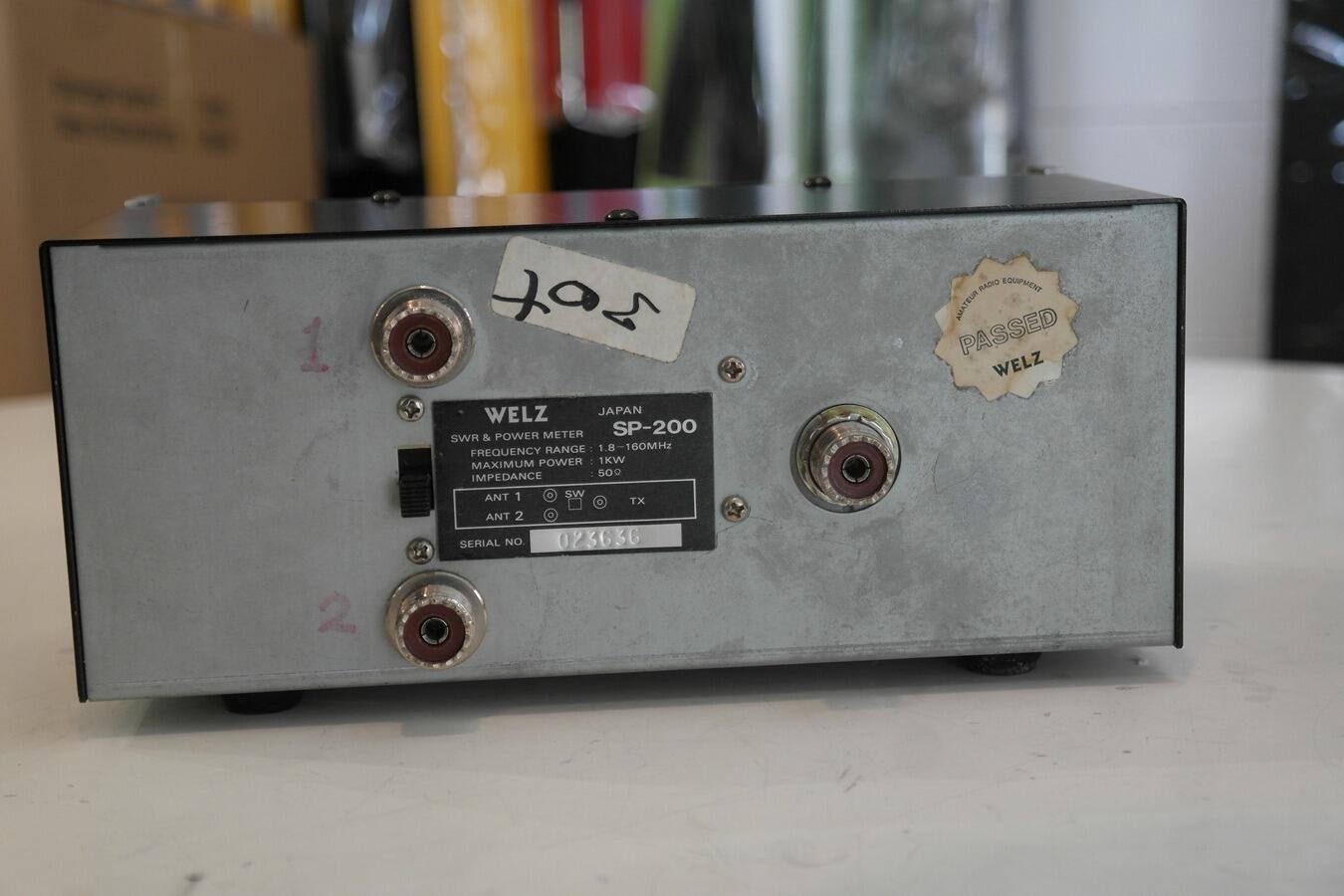 Second Hand WELZ SP-200 SWR & Power Meter 1.8–160MHz | Radioworld UK