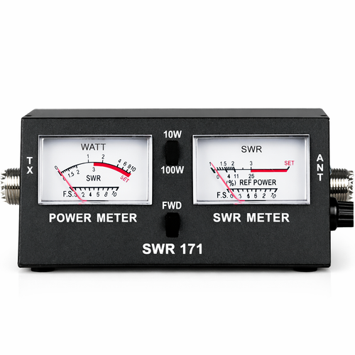 Nissei RS-101 SWR and Watt meter | 1.6 - 60MHz | 30W, 300W, 3000W Nissei RS-101 SWR and Watt meter | 1.6 - 60MHz | 30W, 300W, 3000W