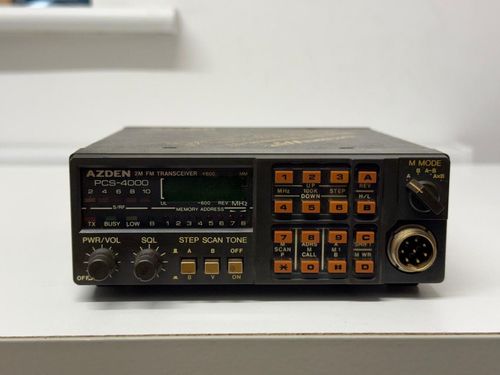 rescue rigs azden pcs‑4000 untested 2m fm transceiver