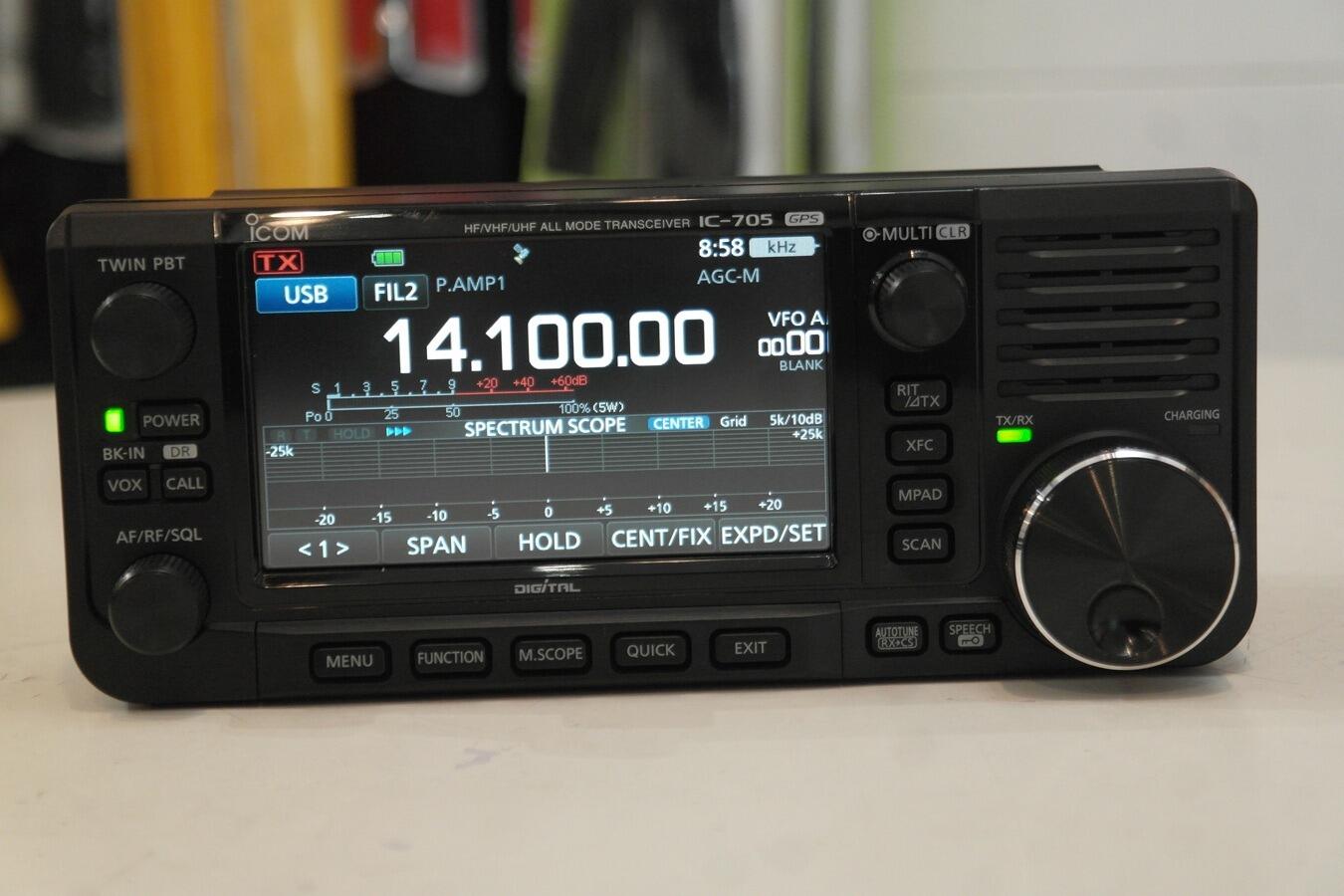 Second Hand Icom IC-705 HF VHF UHF QRP SDR Transceiver | Radioworld UK