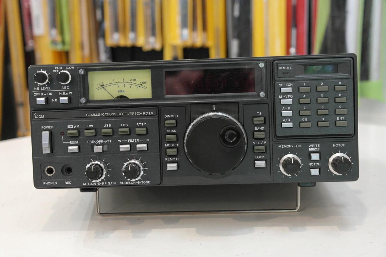Icom R 71 Manual Second Hand Icom IC-R71A HF Communications Receiver UK Mains ...