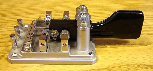 ＶＩＢＲＯＰＬＥＸ　マニピュレータ　パドル : VIBROPLEX BLUE Square Racer Standard Manipulator : Electronics