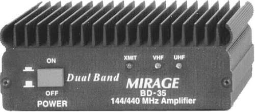 Bd-35 mirage 2m,70cm dualband amplifier 45,35w 12v