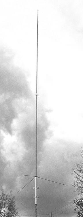 MFJ-1532N 2m/70cm/23cm Base Antenna 1.67m long N-type