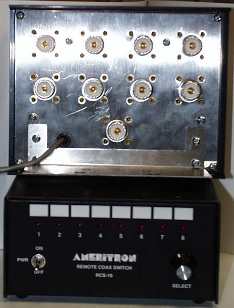 RCS-10LX Ameritron 8-way Remote Coax Switch (SO-239) + Lightning