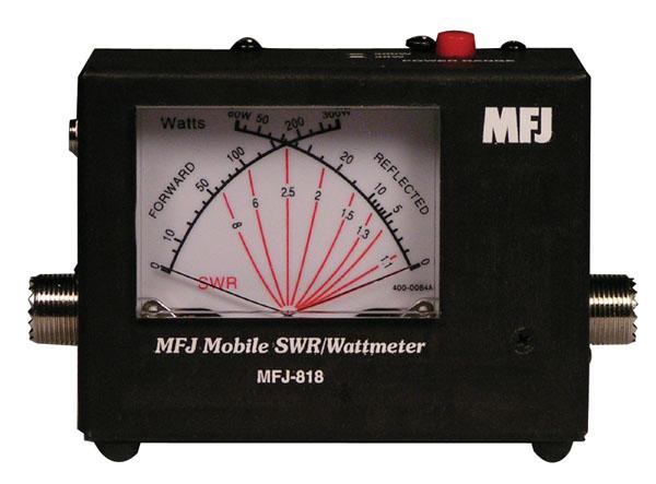 MFJ-818 Ruggedized Flat Mobile SWR / Wattmeter