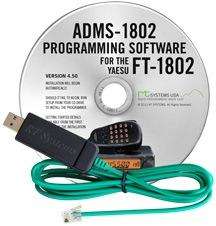 Yaesu ft-1802 programming software & lead