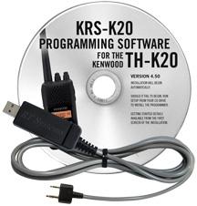 KRS-K20 Programming Software and USB-K4Y for the Kenwood TH-K20