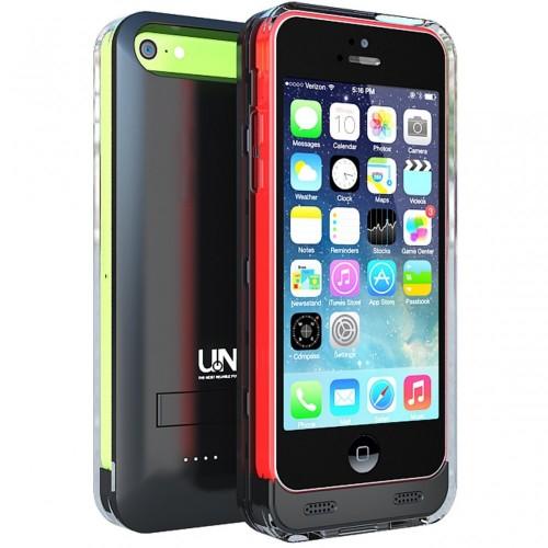 UNU Reveal Protective Battery Case iPhone 5C Black